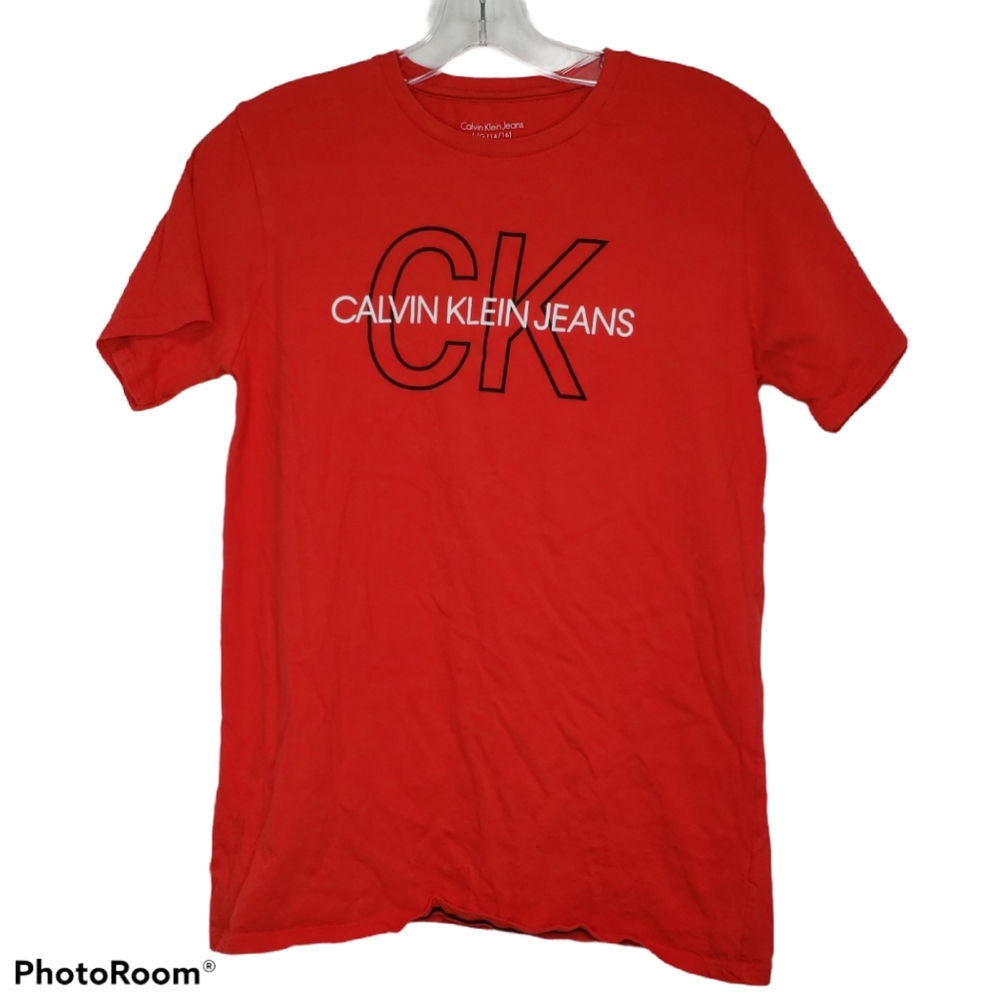 Red Calvin Klein Jeans Tee